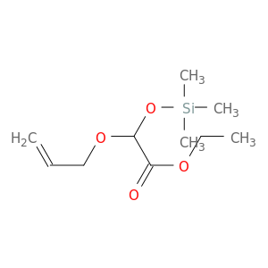 Acetic acid, (2-propenyloxy)[(trimethylsilyl)oxy]-, ethyl ester