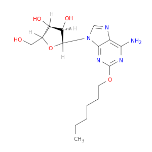 Adenosine,2-(hexyloxy)-