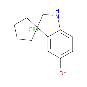 5'-Bromo-1',2'-dihydrospiro[cyclopentane-1,3'-indole] hydrochloride