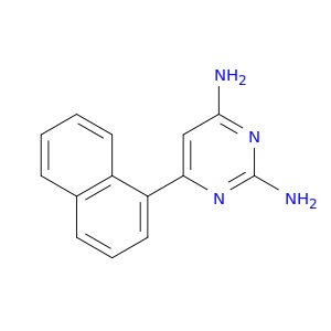 2,4-Pyrimidinediamine, 6-(1-naphthalenyl)-