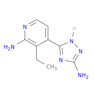 4-(3-amino-1h-1,2,4-triazol-5-yl)-n-ethylpyridin-2-amine
