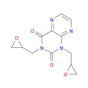 2,4(1H,3H)-Pteridinedione, 1,3-bis(oxiranylmethyl)-