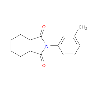 1H-Isoindole-1,3(2H)-dione, 4,5,6,7-tetrahydro-2-(3-methylphenyl)-