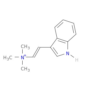 Ethenaminium, 2-(1H-indol-3-yl)-N,N,N-trimethyl-, (1E)-