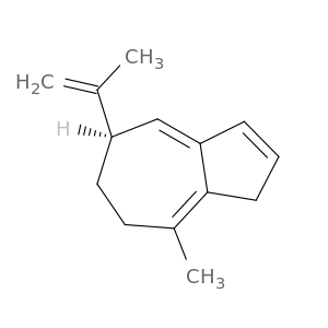 Azulene, 1,5,6,7-tetrahydro-8-methyl-5-(1-methylethenyl)-, (5R)-