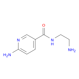 3-Pyridinecarboxamide, 6-amino-N-(2-aminoethyl)-