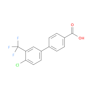 [1,1'-Biphenyl]-4-carboxylicacid, 4'-chloro-3'-(trifluoromethyl)-