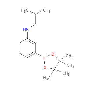 N-异丁基-3-(4,4,5,5-四甲基-1,3,2-二氧硼杂环戊烷-2-基)苯胺