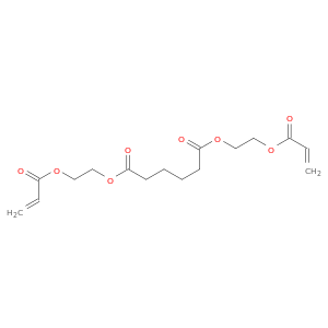 Hexanedioic acid, bis[2-[(1-oxo-2-propenyl)oxy]ethyl] ester