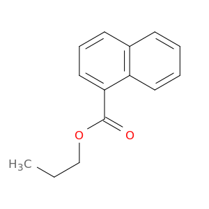 1-Naphthalenecarboxylic acid, propyl ester