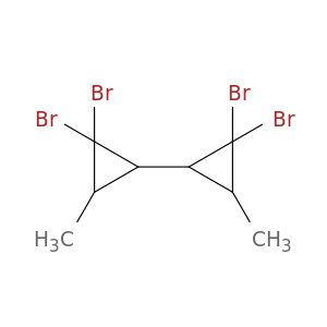 1,1'-Bicyclopropyl, 2,2,2',2'-tetrabromo-3,3'-dimethyl-