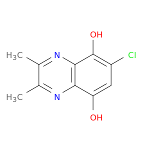5,8-Quinoxalinediol, 6-chloro-2,3-dimethyl-
