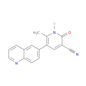 3-Pyridinecarbonitrile,1,2-dihydro-6-methyl-2-oxo-5-(6-quinolinyl)-