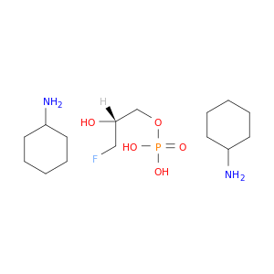 (2r)-3-fluoro-2-hydroxypropyl dihydrogen phosphate- cyclohexanamine(1:2)