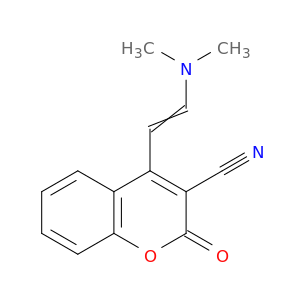2H-1-Benzopyran-3-carbonitrile, 4-[2-(dimethylamino)ethenyl]-2-oxo-