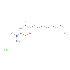 Undecanoic acid, 2-[2-(dimethylamino)ethoxy]-, hydrochloride