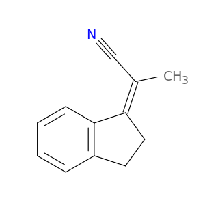 Propanenitrile, 2-(2,3-dihydro-1H-inden-1-ylidene)-, (2Z)-