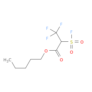 Propanoic acid, 3,3,3-trifluoro-2-(fluorosulfonyl)-, pentyl ester