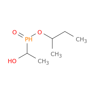 Phosphinic acid, (1-hydroxyethyl)-, 1-methylpropyl ester