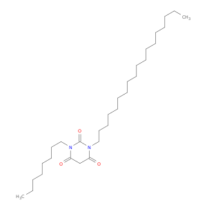 2,4,6(1H,3H,5H)-Pyrimidinetrione, 1-octadecyl-3-octyl-