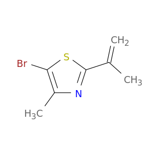5-Bromo-4-methyl-2-(prop-1-en-2-yl)thiazole
