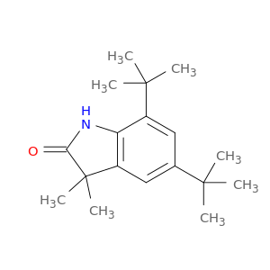 2H-Indol-2-one, 5,7-bis(1,1-dimethylethyl)-1,3-dihydro-3,3-dimethyl-