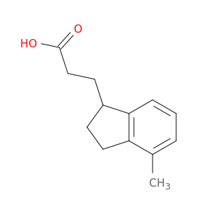 1H-Indene-1-propanoic acid, 2,3-dihydro-4-methyl-