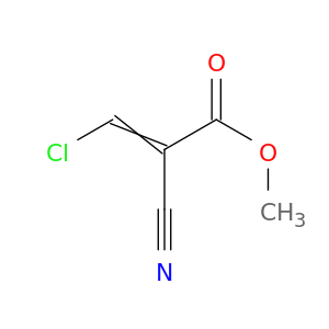 2-Propenoic acid, 3-chloro-2-cyano-, methyl ester