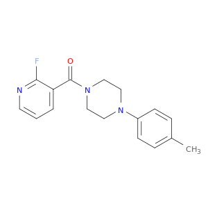 Methanone, (2-fluoro-3-pyridinyl)[4-(4-methylphenyl)-1-piperazinyl]-