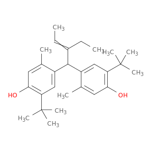 Phenol, 4,4'-(2-ethyl-2-butenylidene)bis[2-(1,1-dimethylethyl)-5-methyl-