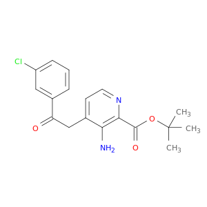 2-(2-BOC-AMINO-4-PYRIDYL)-1-(3-CHLOROPHENYL)ETHANONE