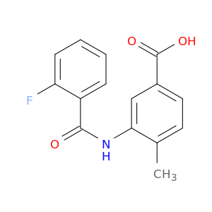 3-(2-氟苯甲酰氨基)-4-甲基苯甲酸