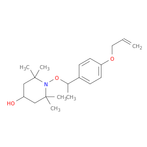 4-Piperidinol, 2,2,6,6-tetramethyl-1-[1-[4-(2-propenyloxy)phenyl]ethoxy]-