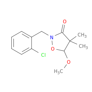 3-Isoxazolidinone, 2-[(2-chlorophenyl)methyl]-5-methoxy-4,4-dimethyl-