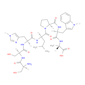 L-Alanine, L-seryl-L-seryl-L-histidyl-D-leucyl-L-prolyl-L-tryptophyl-