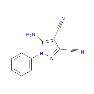1H-Pyrazole-3,4-dicarbonitrile, 5-amino-1-phenyl-