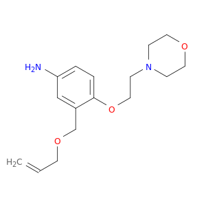 3-(Allyloxymethyl)-4-(2-morpholinoethoxy)aniline