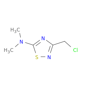 3-(氯甲基)-N,N-二甲基-1,2,4-噻二唑-5-胺