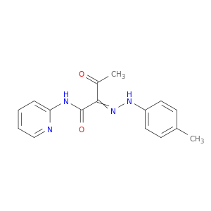 Butanamide, 2-[(4-methylphenyl)hydrazono]-3-oxo-N-2-pyridinyl-
