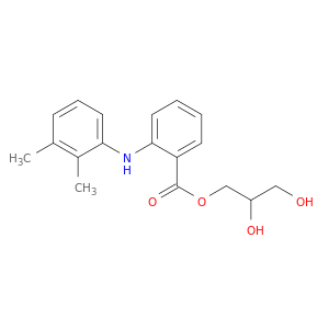 Benzoic acid, 2-[(2,3-dimethylphenyl)amino]-, 2,3-dihydroxypropyl ester