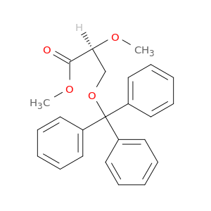 Propanoic acid, 2-methoxy-3-(triphenylmethoxy)-, methyl ester, (S)-