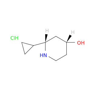 (2S,4R)-2-Cyclopropylpiperidin-4-ol hydrochloride