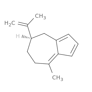 Azulene, 4,5,6,7-tetrahydro-8-methyl-5-(1-methylethenyl)-, (5R)-