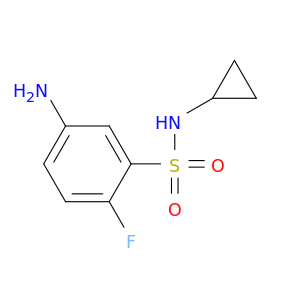 5-Amino-N-cyclopropyl-2-fluorobenzene-1-sulfonamide