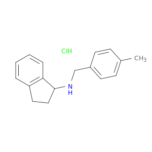 N-[(4-Methylphenyl)methyl]-2,3-dihydro-1H-inden-1-amine Hydrochloride