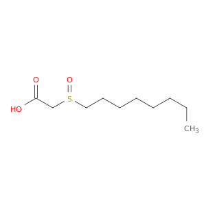 Acetic acid, (octylsulfinyl)-