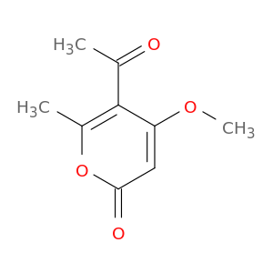 2H-Pyran-2-one, 5-acetyl-4-methoxy-6-methyl-