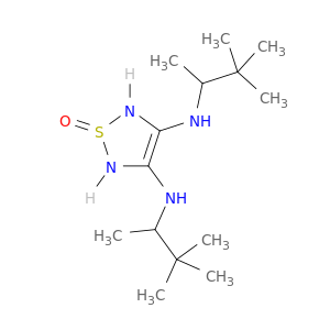 1,2,5-Thiadiazole-3,4-diamine, N,N'-bis(1,2,2-trimethylpropyl)-, 1-oxide