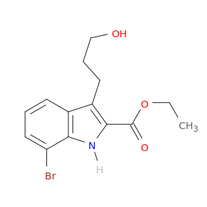 Ethyl 7-Bromo-3-(3-hydroxypropyl)-1H-indole-2-carboxylate