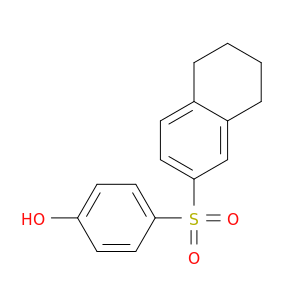 Phenol, 4-[(5,6,7,8-tetrahydro-2-naphthalenyl)sulfonyl]-